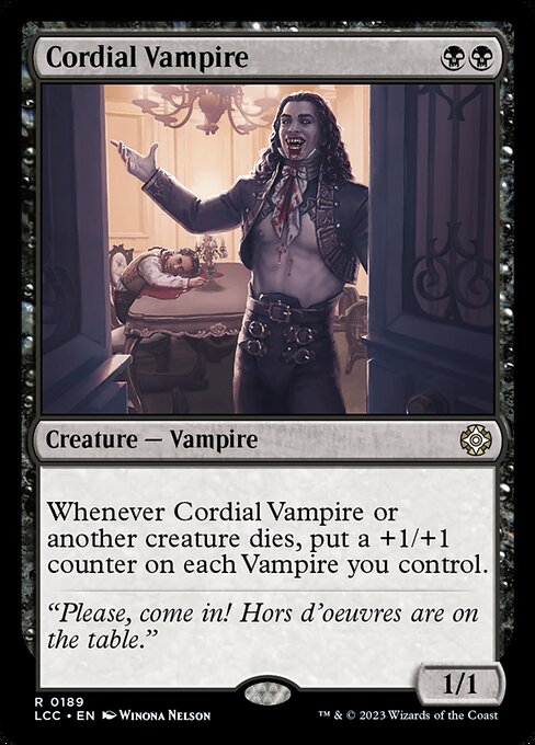 Cordial Vampire (The Lost Caverns of Ixalan Commander)