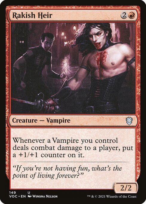 Rakish Heir (Crimson Vow Commander)