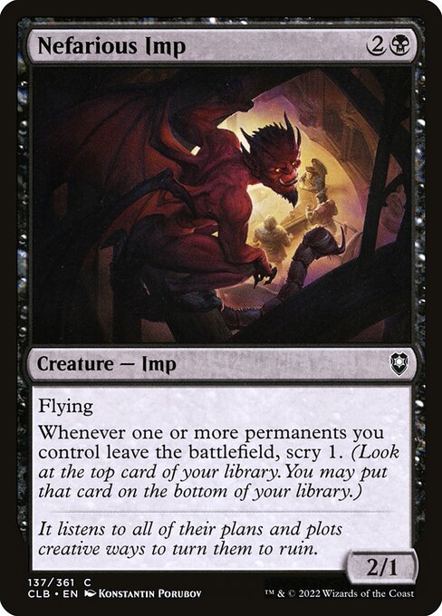 Nefarious Imp (Commander Legends: Battle for Baldur's Gate)