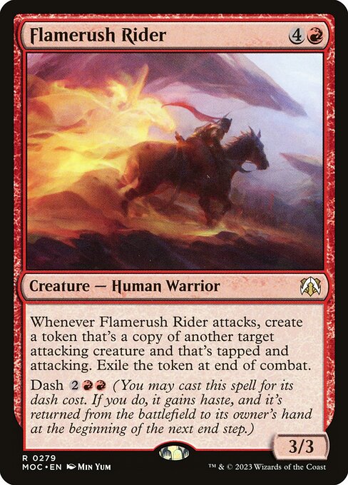 Flamerush Rider (March of the Machine Commander)