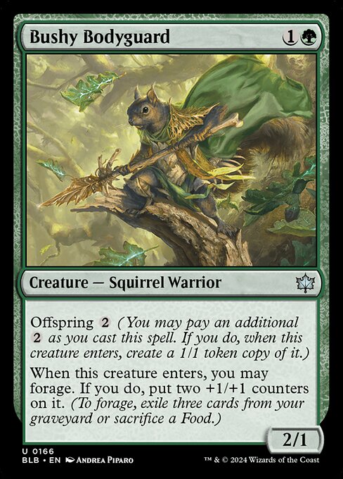 Bushy Bodyguard (Bloomburrow)