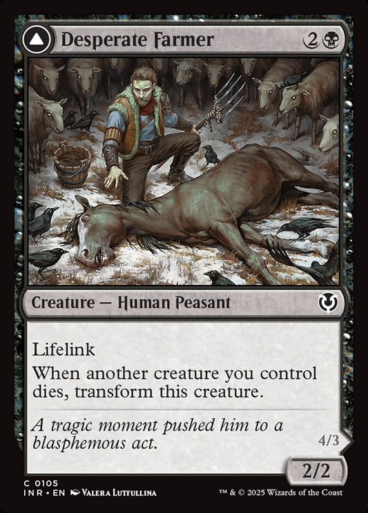 Desperate Farmer // Depraved Harvester (Innistrad Remastered)