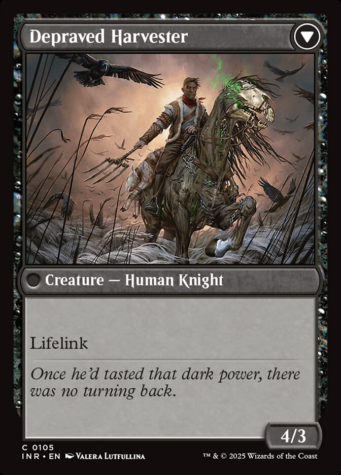 Desperate Farmer // Depraved Harvester (Innistrad Remastered)
