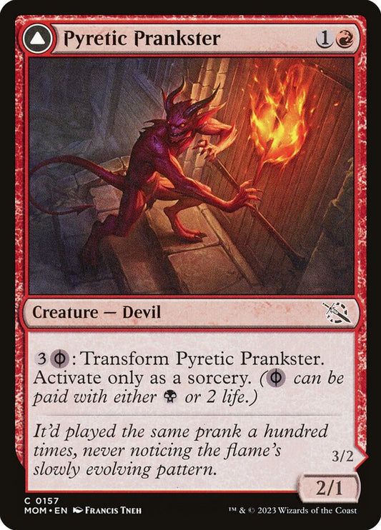 Pyretic Prankster // Glistening Goremonger (March of the Machine)