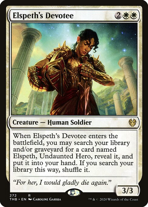 Elspeth's Devotee (Theros Beyond Death)