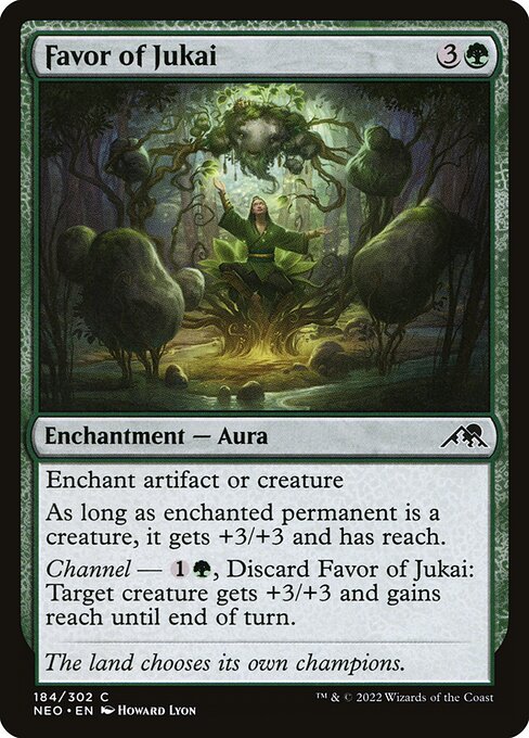 Favor of Jukai (Kamigawa: Neon Dynasty)
