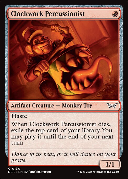 Clockwork Percussionist (Duskmourn: House of Horror)