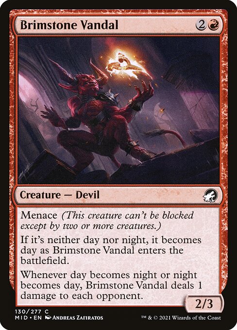 Brimstone Vandal (Innistrad: Midnight Hunt)