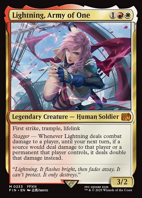 Lightning, Army of One (Final Fantasy)