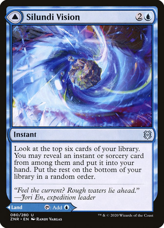 Silundi Vision // Silundi Isle (Zendikar Rising)