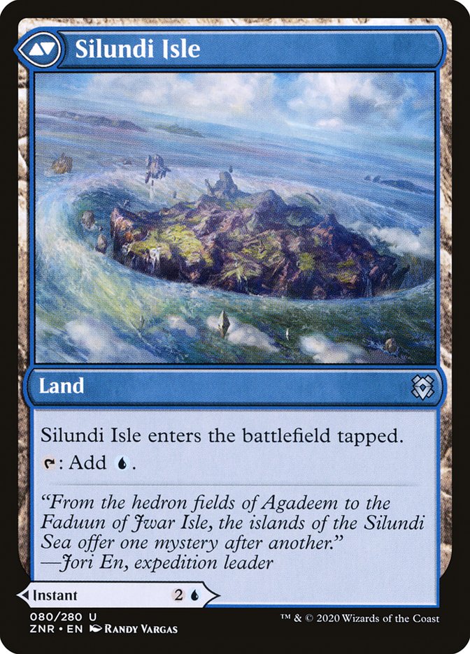 Silundi Vision // Silundi Isle (Zendikar Rising)