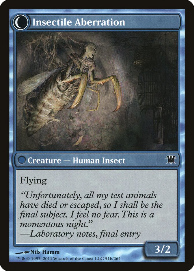 Delver of Secrets // Insectile Aberration (Innistrad)