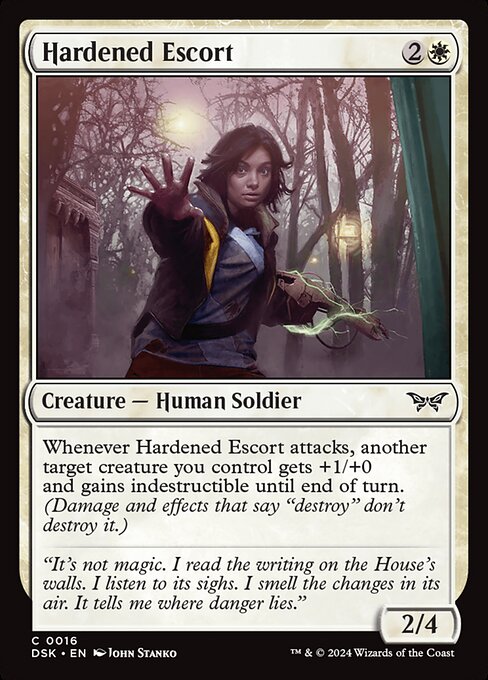 Hardened Escort (Duskmourn: House of Horror)