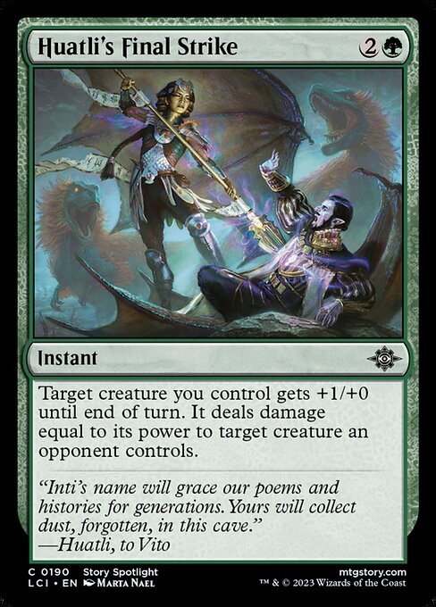 Huatli's Final Strike (The Lost Caverns of Ixalan)