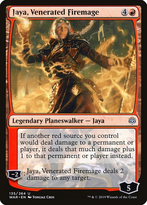 Jaya, Venerated Firemage (War of the Spark)
