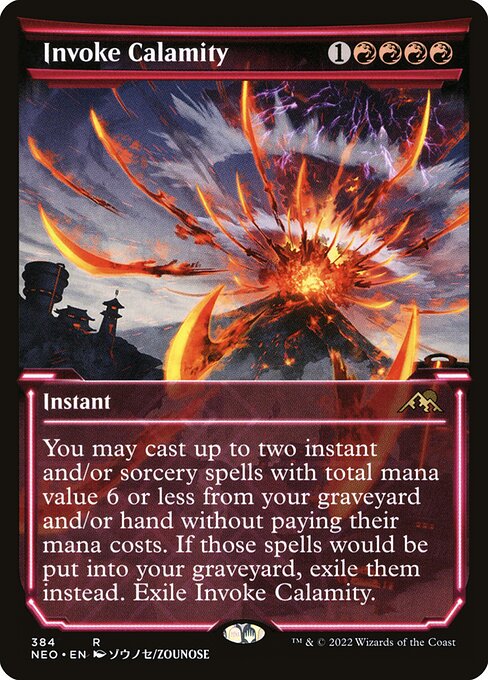Invoke Calamity (Kamigawa: Neon Dynasty)