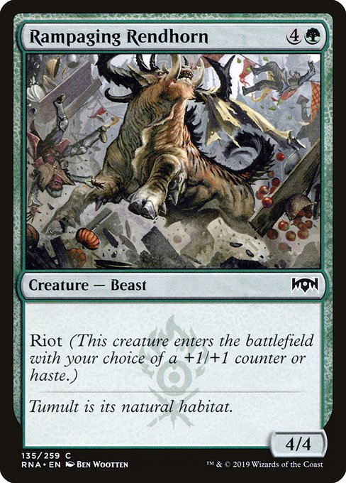 Rampaging Rendhorn (Ravnica Allegiance)