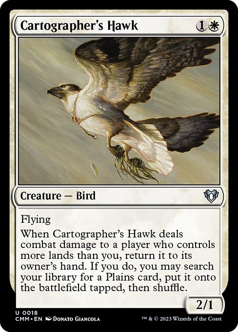 Cartographer's Hawk (Commander Masters)
