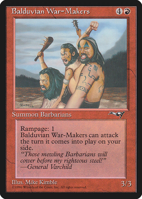Balduvian War-Makers (Alliances)