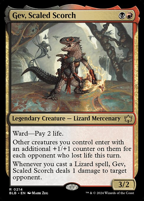 Gev, Scaled Scorch (Bloomburrow)