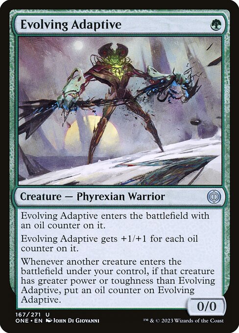 Evolving Adaptive (Phyrexia: All Will Be One)