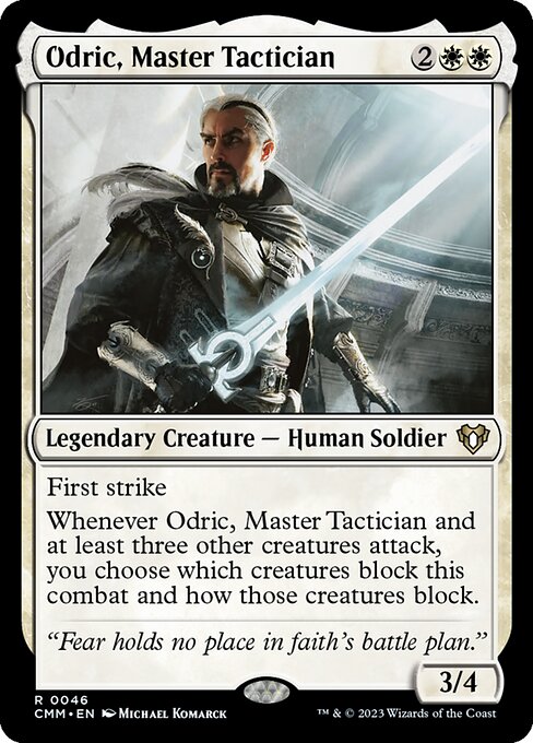 Odric, Master Tactician (Commander Masters)
