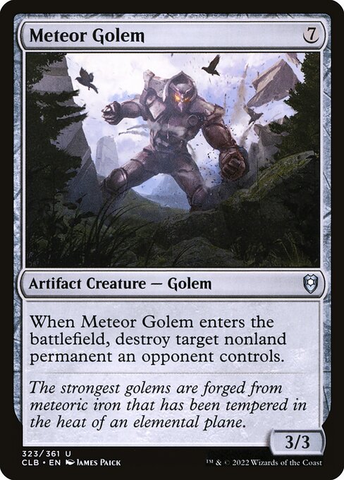 Meteor Golem (Commander Legends: Battle for Baldur's Gate)