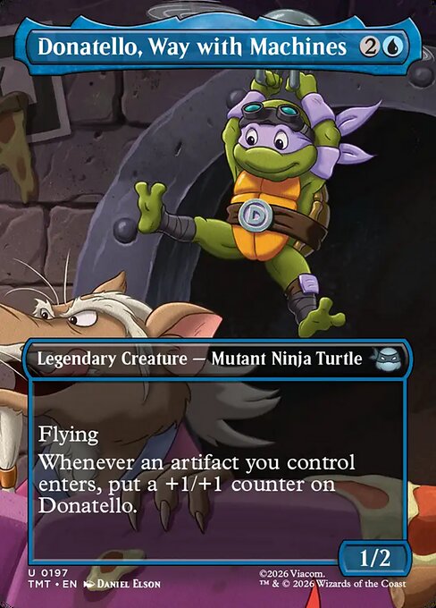 Donatello, Way with Machines (Teenage Mutant Ninja Turtles)