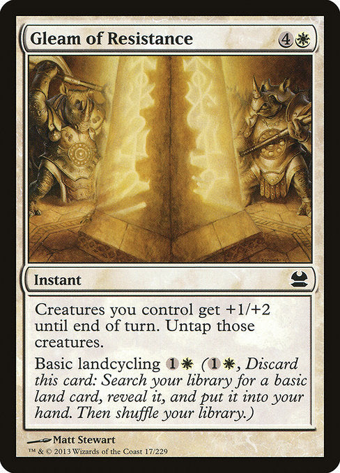 Gleam of Resistance (Modern Masters)