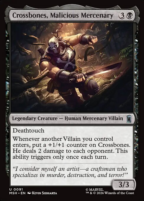 Crossbones, Malicious Mercenary (Marvel Super Heroes)