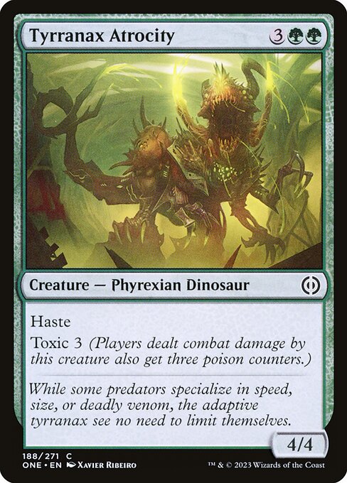 Tyrranax Atrocity (Phyrexia: All Will Be One)