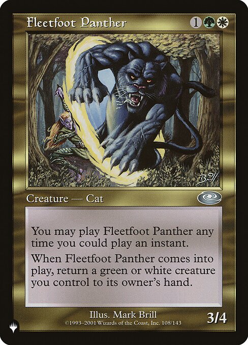 Fleetfoot Panther (The List)
