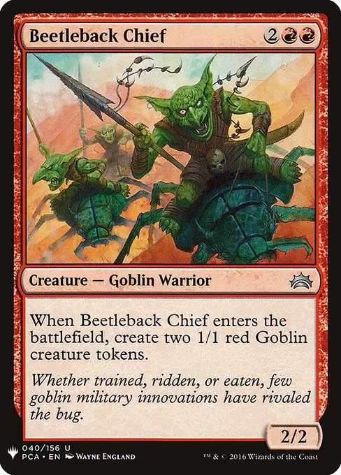 Beetleback Chief (The List)