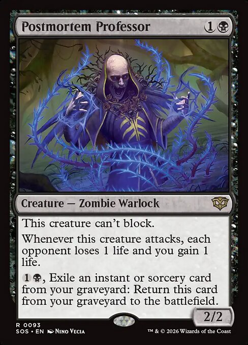 Postmortem Professor (Secrets of Strixhaven)