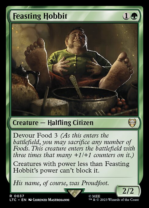 Feasting Hobbit (Tales of Middle-earth Commander)