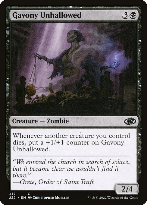 Gavony Unhallowed (Jumpstart 2022)