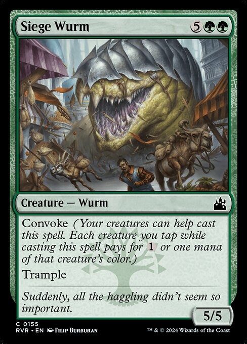 Siege Wurm (Ravnica Remastered)