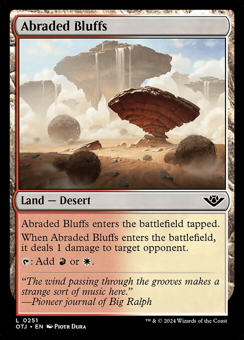 Abraded Bluffs (Outlaws of Thunder Junction)