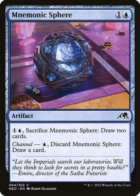 Mnemonic Sphere (Kamigawa: Neon Dynasty)