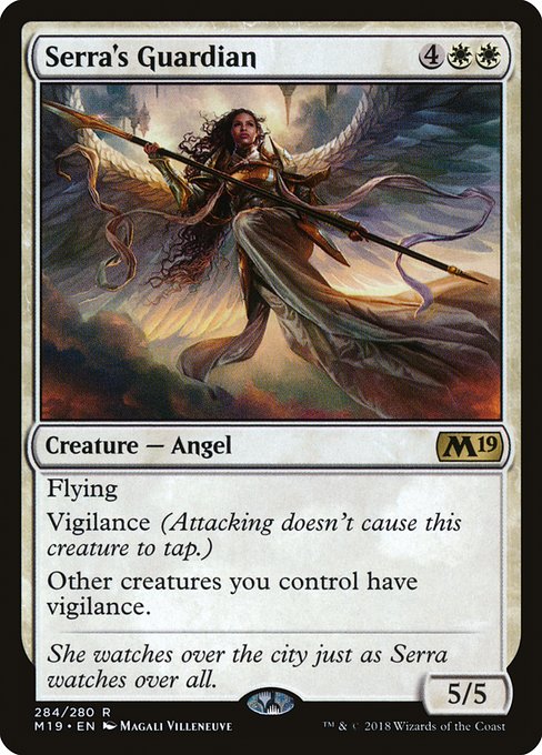 Serra's Guardian (Core Set 2019)