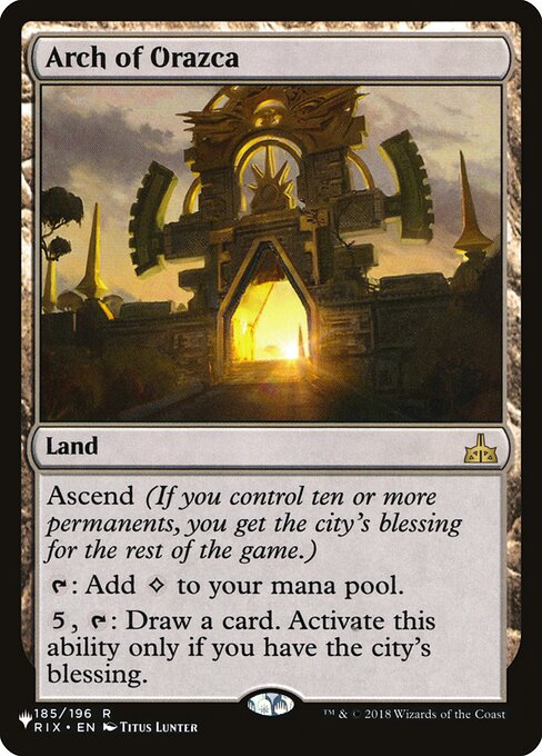 Arch of Orazca (The List)