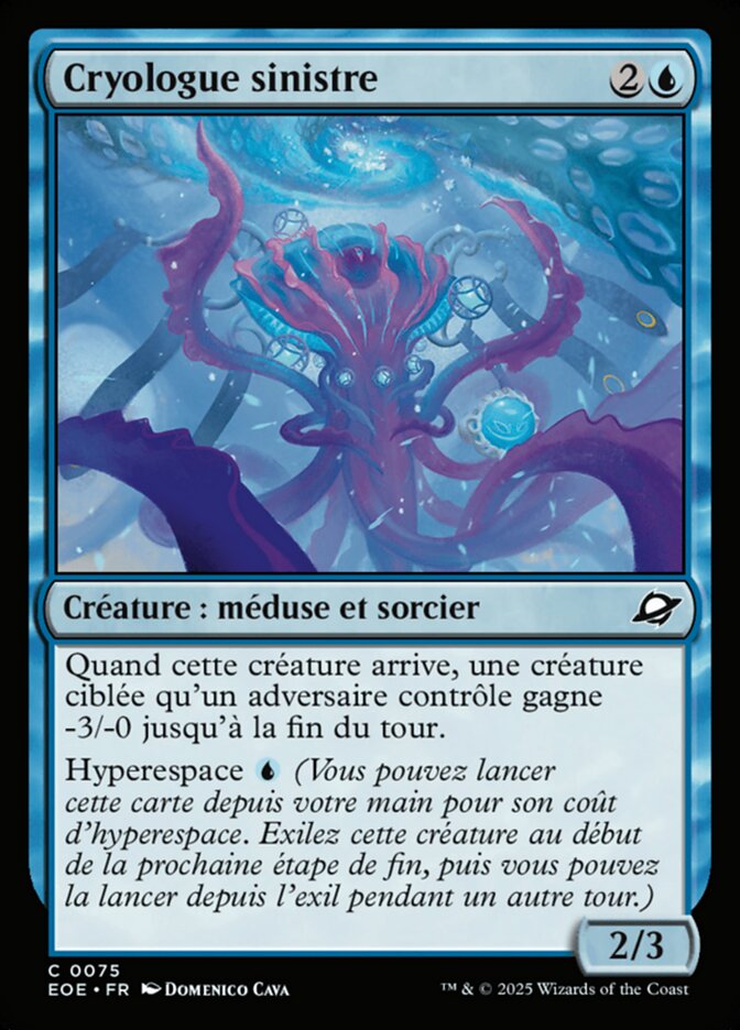 Sinister Cryologist (Edge of Eternities) French