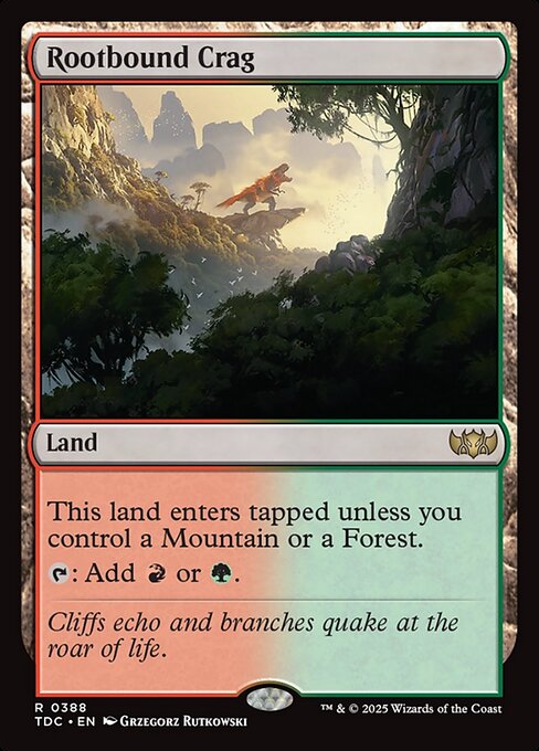 Rootbound Crag (Tarkir: Dragonstorm Commander)