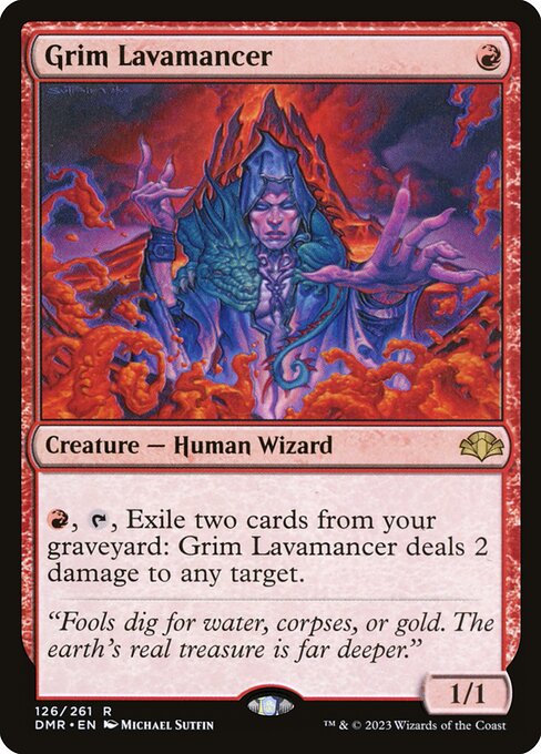 Grim Lavamancer (Dominaria Remastered)