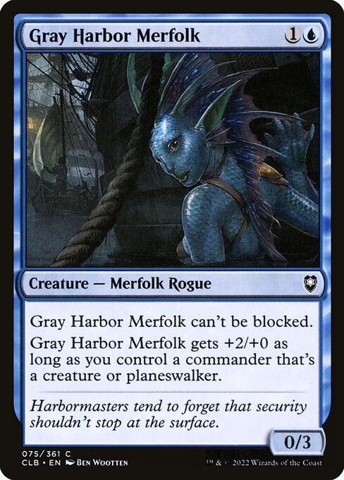 Gray Harbor Merfolk (Commander Legends: Battle for Baldur's Gate)