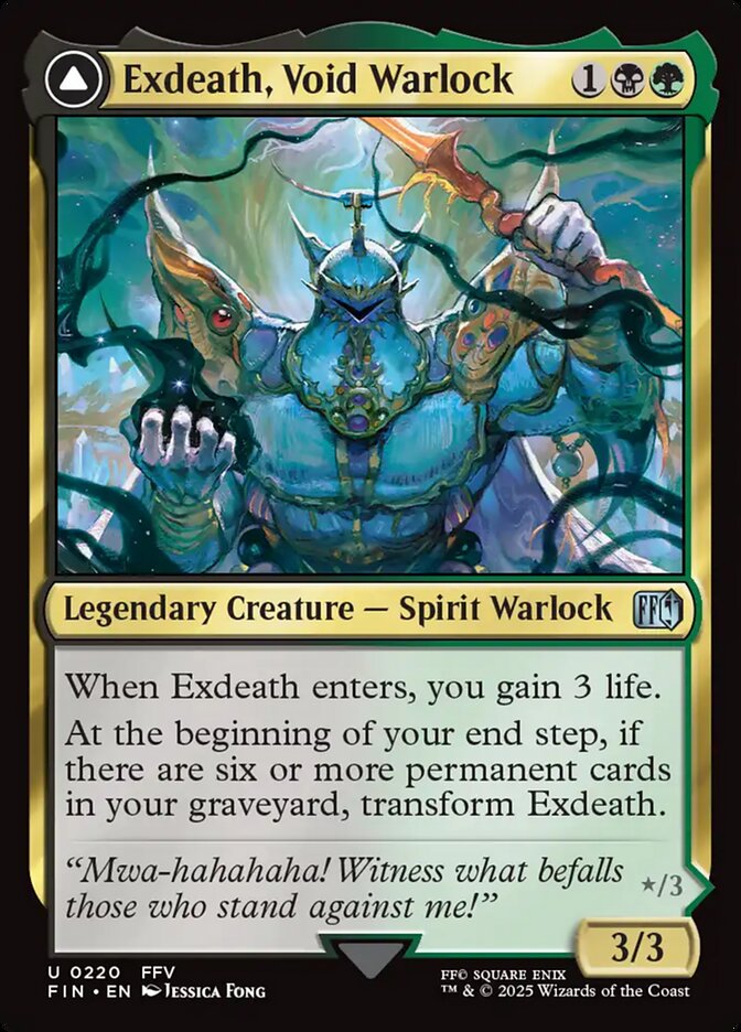 Exdeath, Void Warlock // Neo Exdeath, Dimension's End (Final Fantasy)