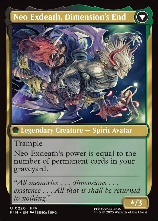 Exdeath, Void Warlock // Neo Exdeath, Dimension's End (Final Fantasy)