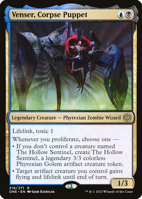 Venser, Corpse Puppet (Phyrexia: All Will Be One)