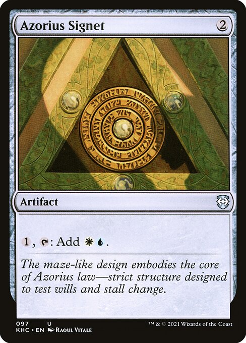 Azorius Signet (Kaldheim Commander)