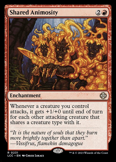 Shared Animosity (The Lost Caverns of Ixalan Commander)